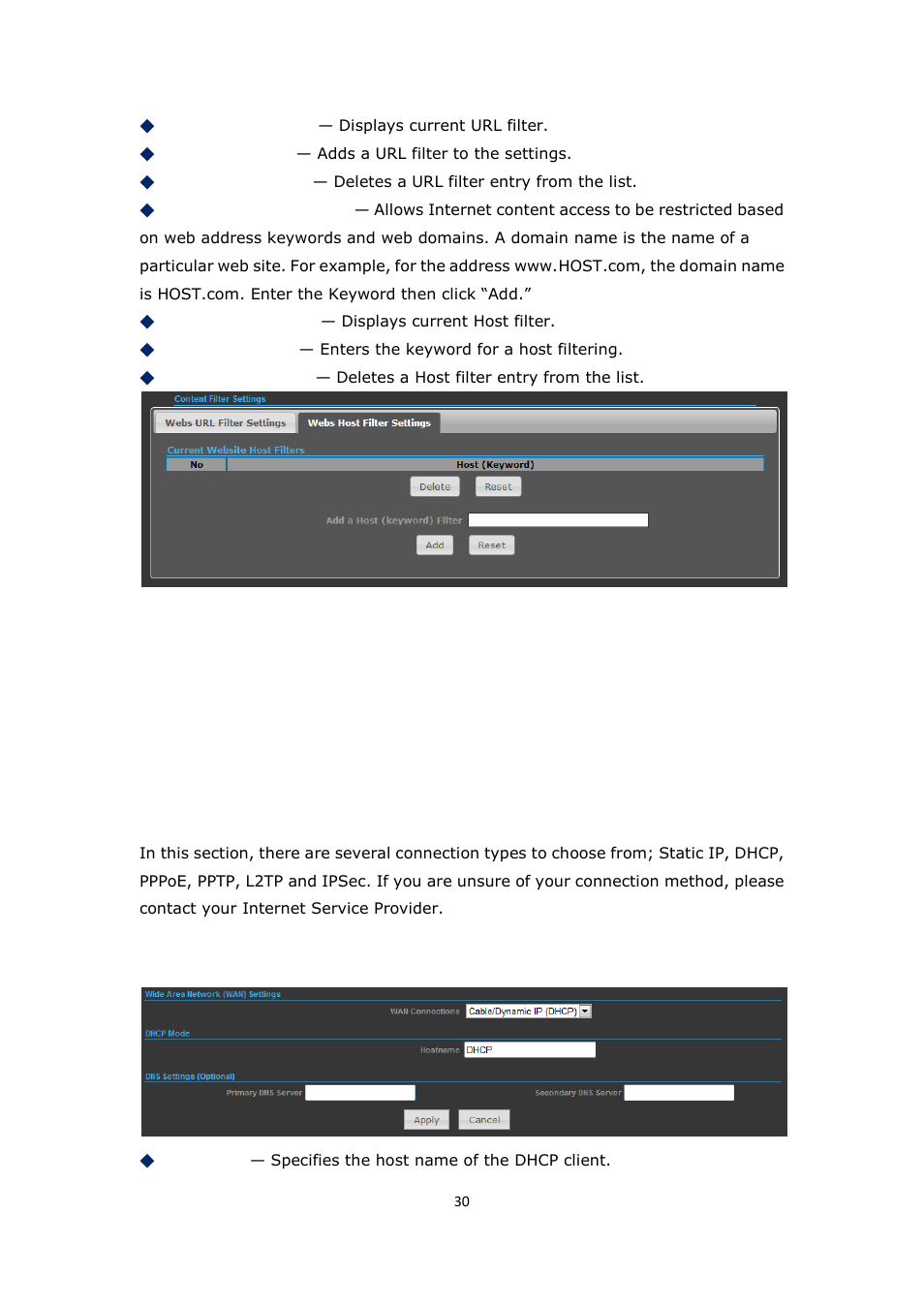 Etwork, Ettings | ALFA NETWORK Bridge5-24 User Manual | Page 30 / 45