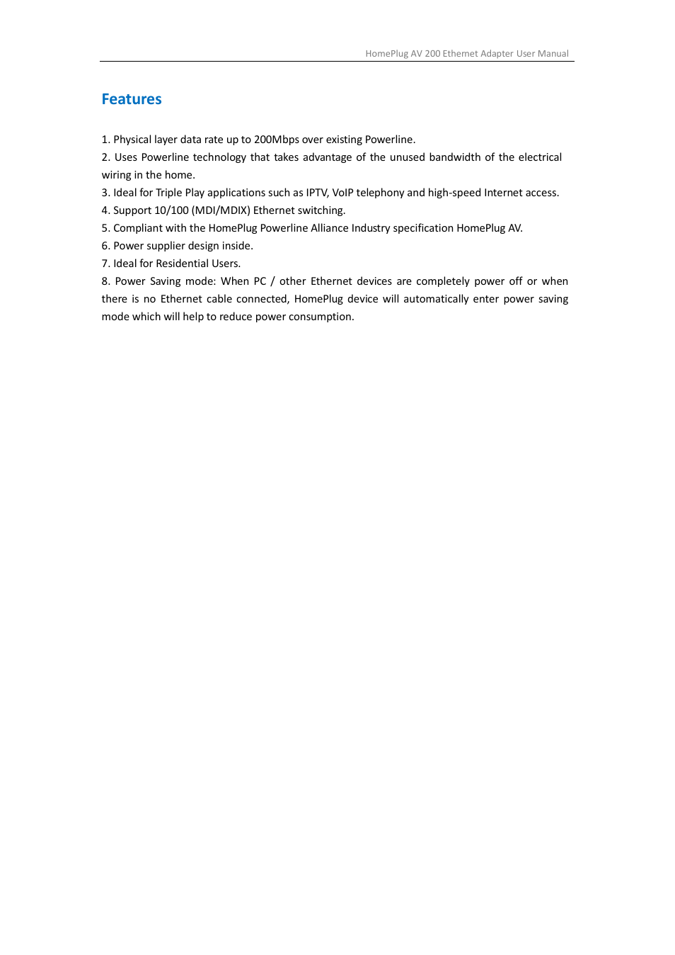 Features | ALFA NETWORK AHPE305 User Manual | Page 6 / 39
