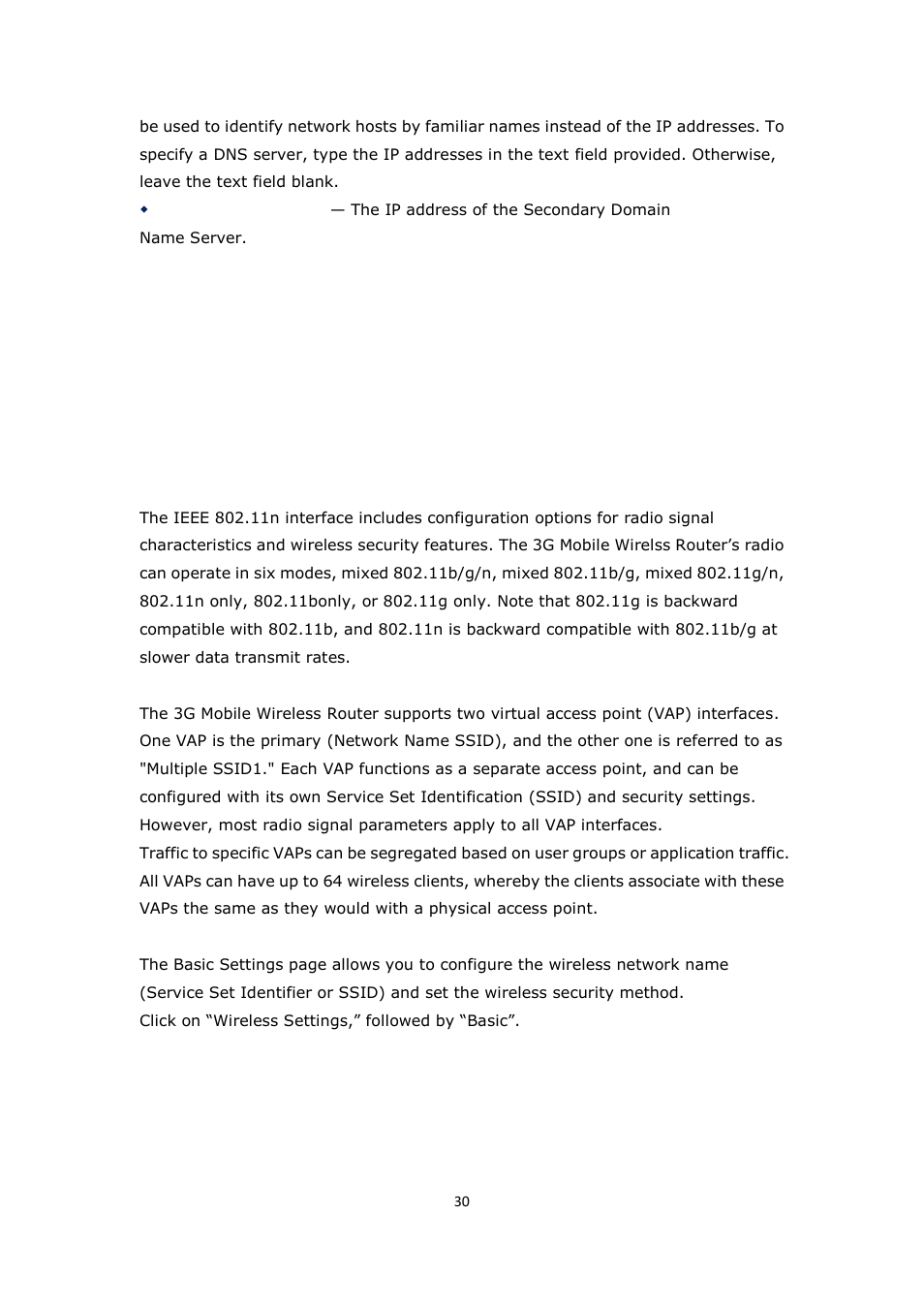 Wireless configuration, Basic settings | ALFA NETWORK R36 User Manual | Page 30 / 57