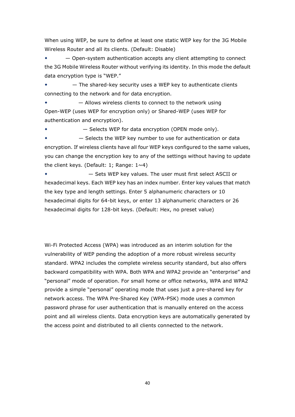 Wpa p | ALFA NETWORK R36 User Manual | Page 40 / 57