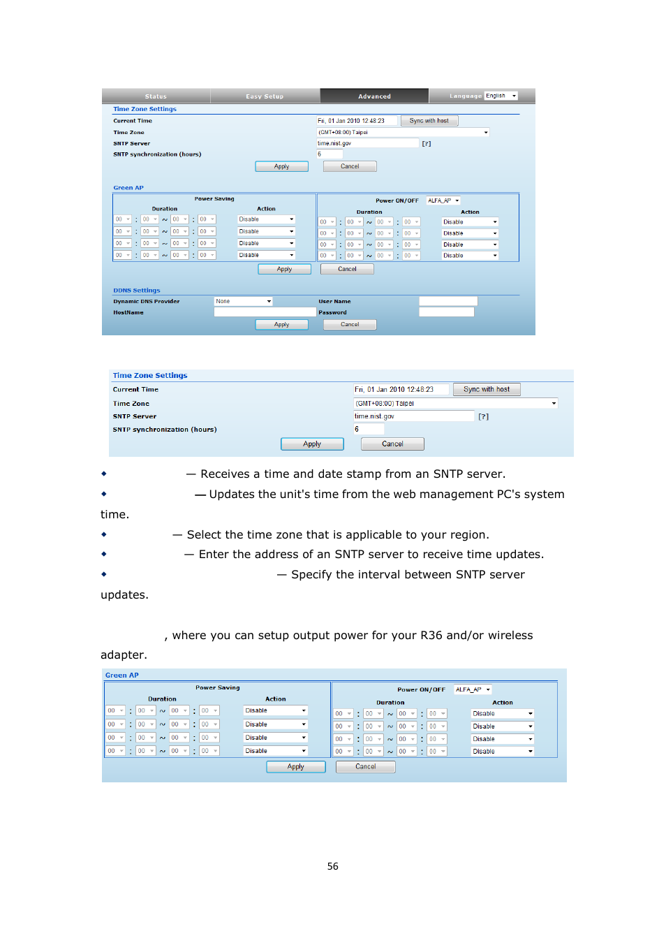 ALFA NETWORK R36 User Manual | Page 56 / 57