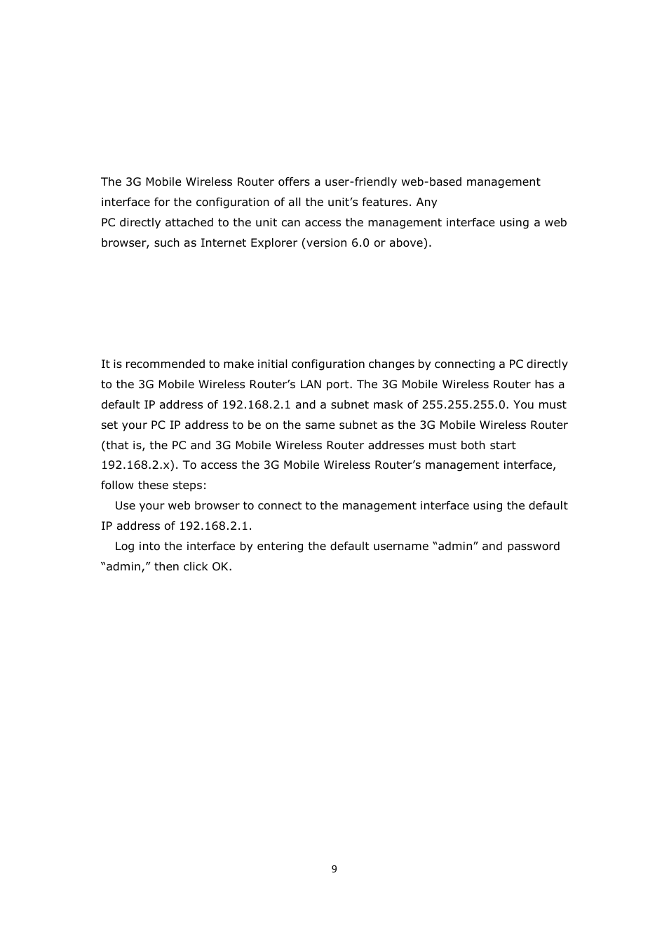 Initial configuration, Nitial, Onfiguration | ALFA NETWORK R36 User Manual | Page 9 / 57