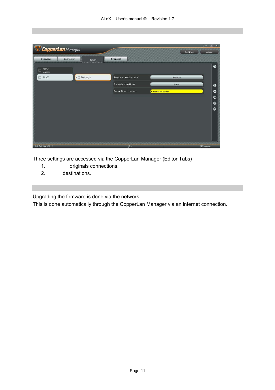 Alyseum ALeX User Manual | Page 11 / 16