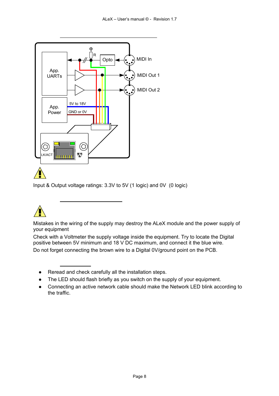 Alyseum ALeX User Manual | Page 8 / 16