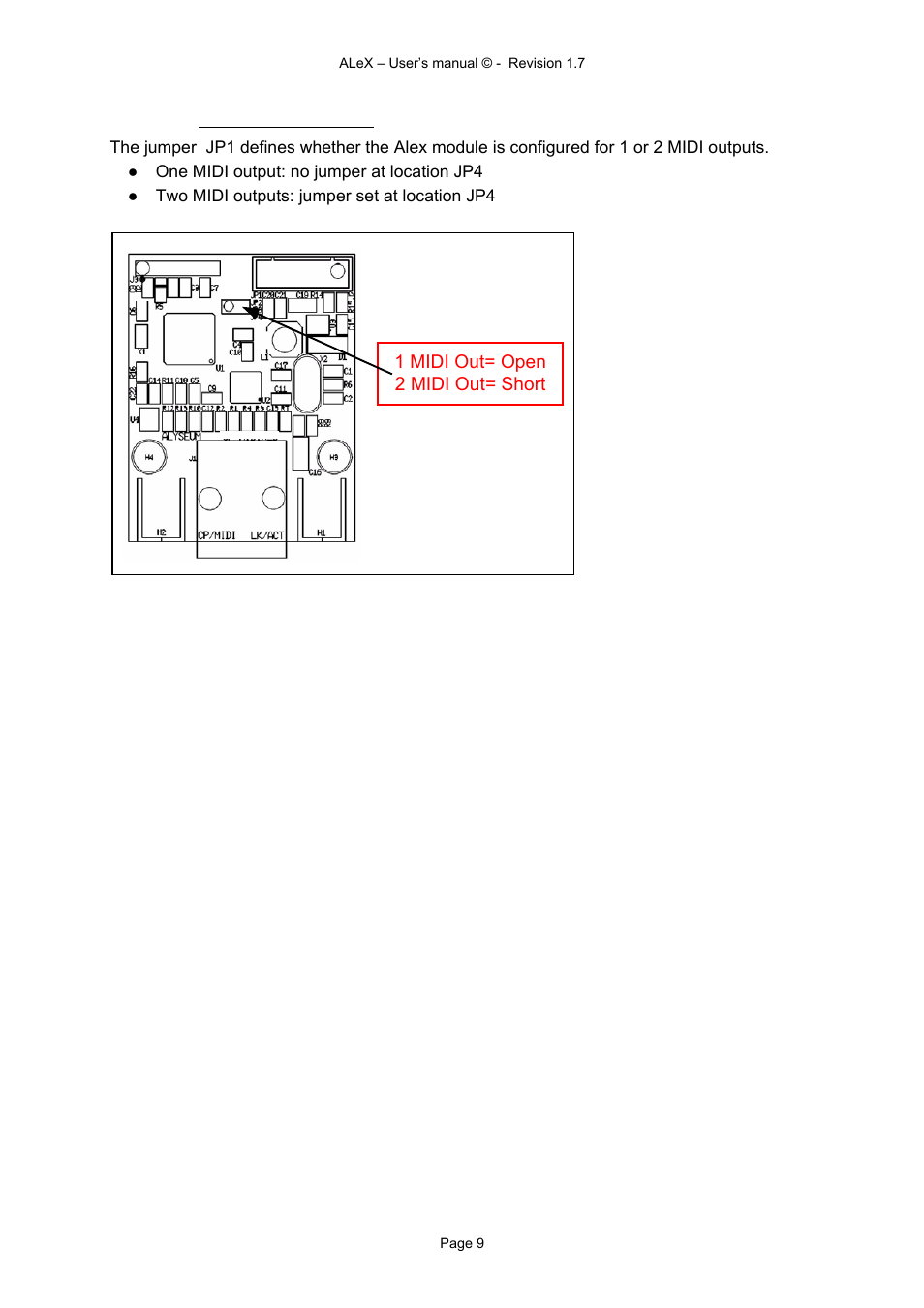 Alyseum ALeX User Manual | Page 9 / 16