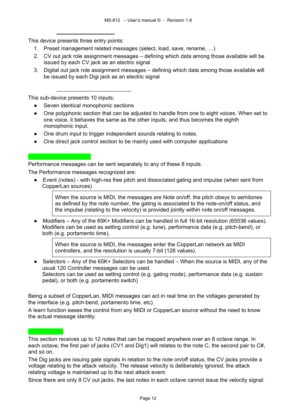 Alyseum MS-812 User Manual | Page 12 / 20