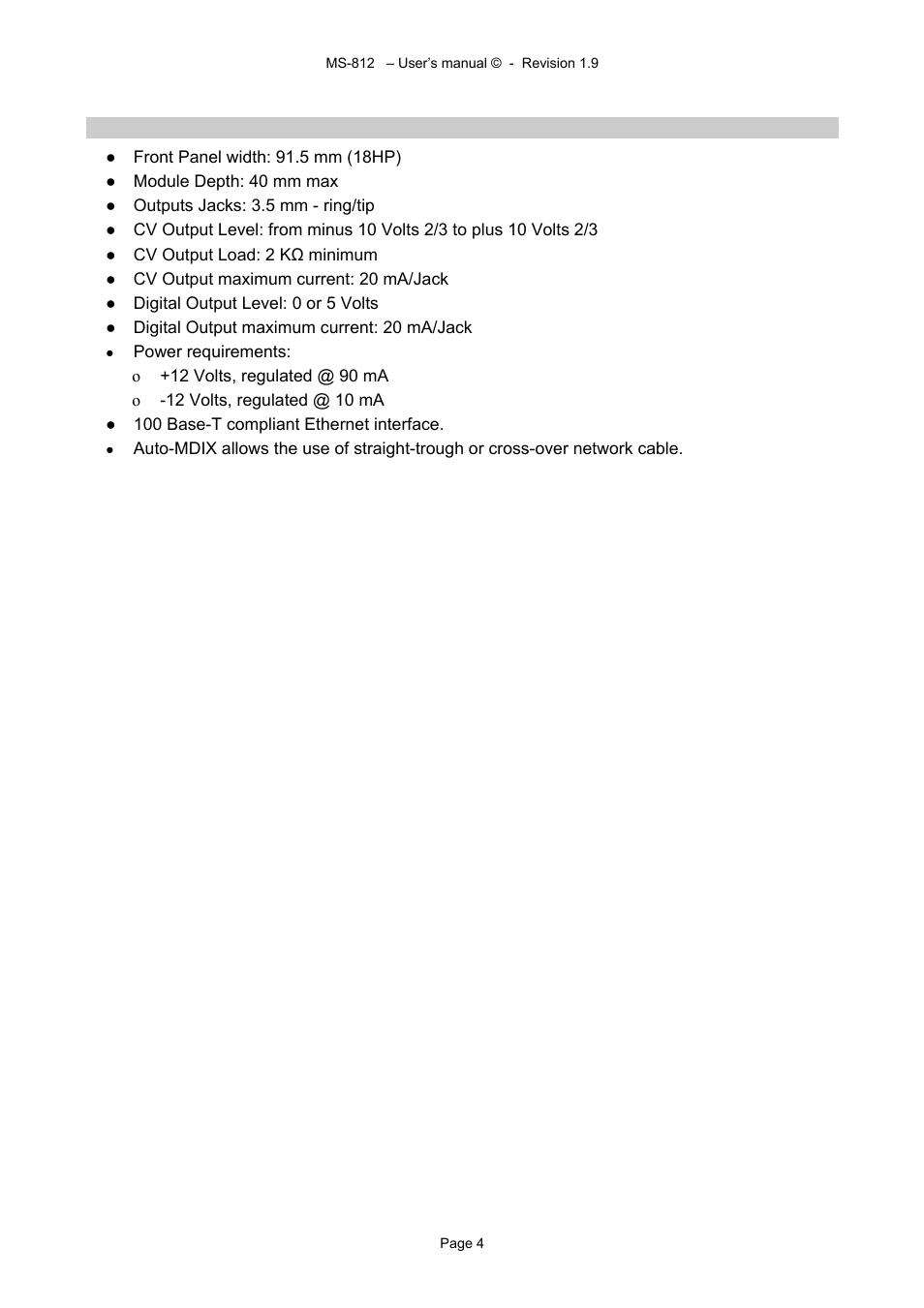 Alyseum MS-812 User Manual | Page 4 / 20