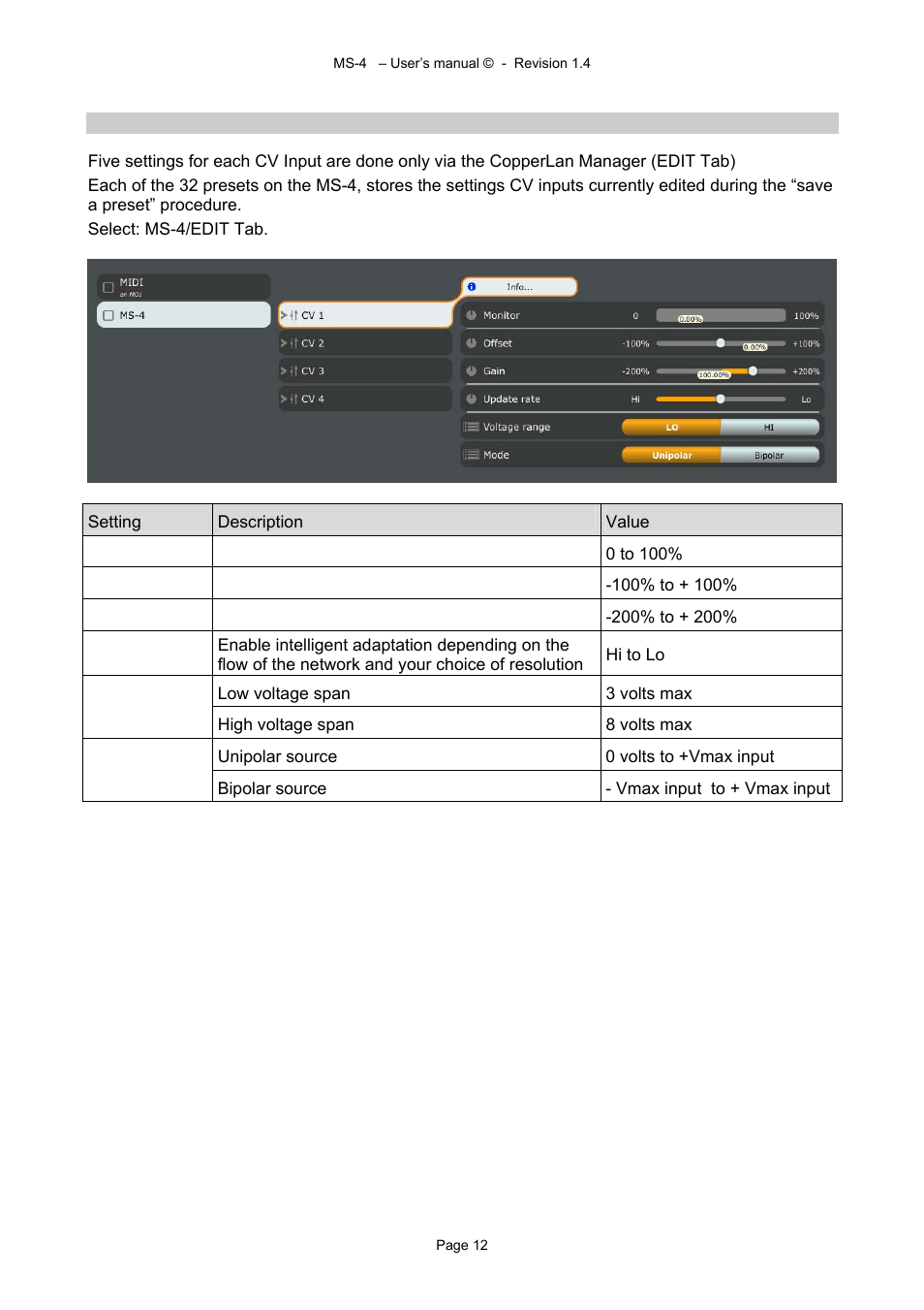 Alyseum MS-4 User Manual | Page 12 / 18