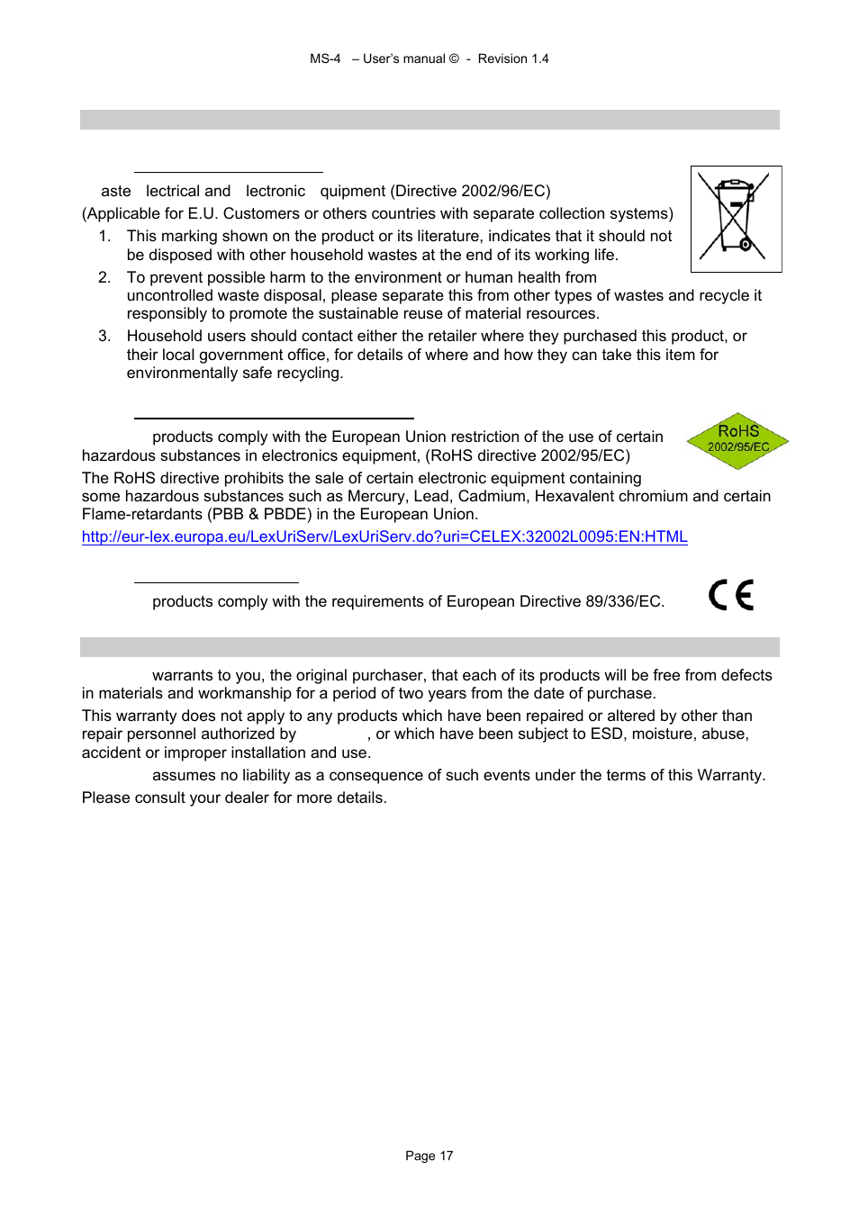 Alyseum MS-4 User Manual | Page 17 / 18