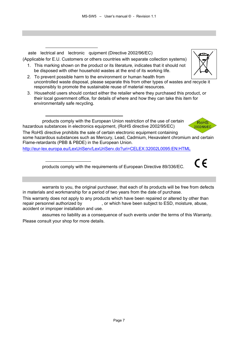 Alyseum MS-SW5 User Manual | Page 7 / 7