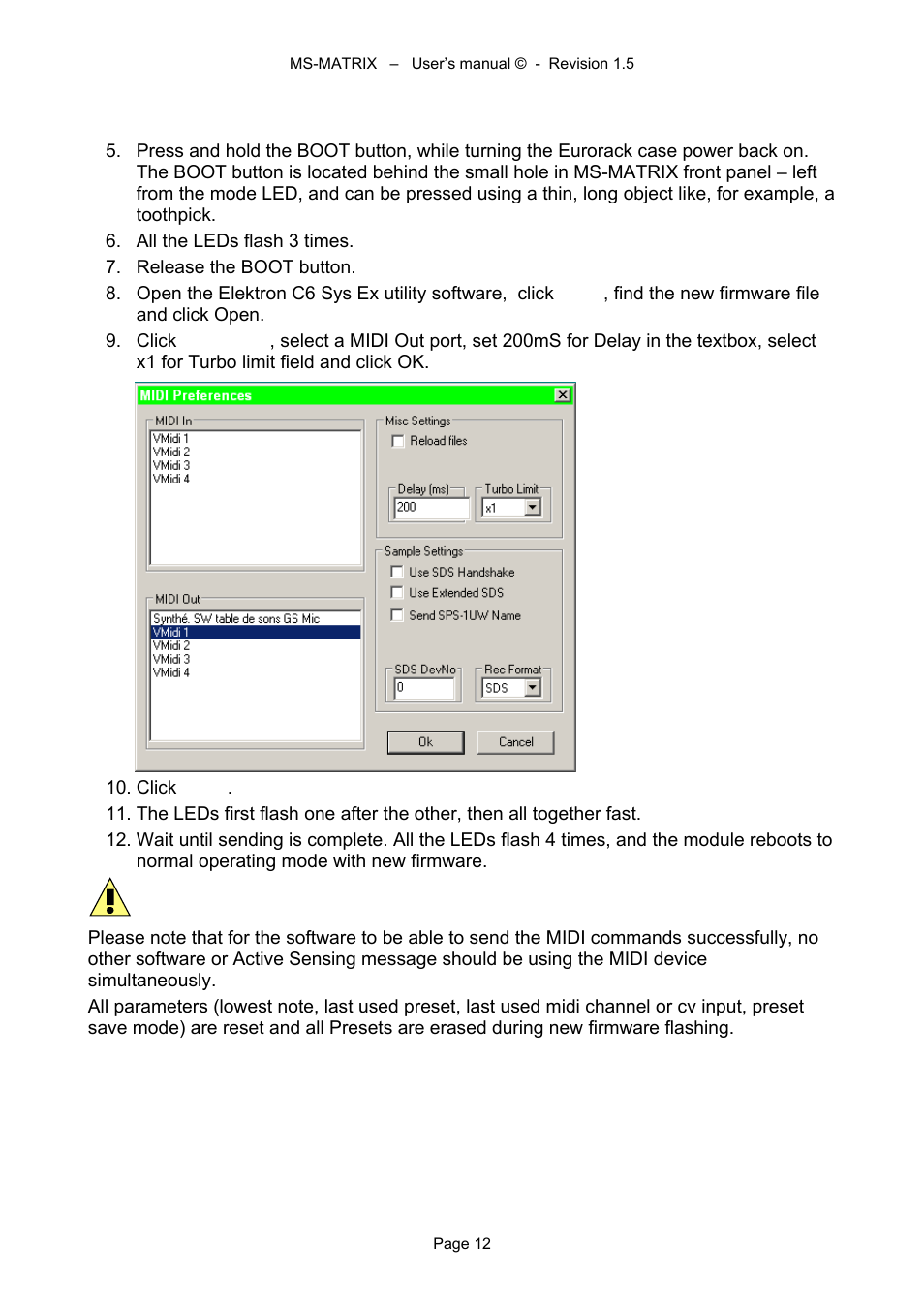Alyseum MS-MATRIX User Manual | Page 12 / 15