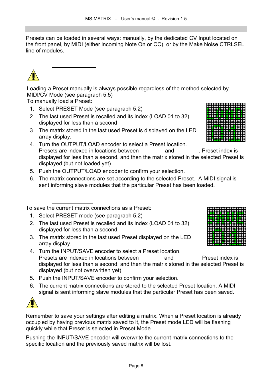 Alyseum MS-MATRIX User Manual | Page 8 / 15