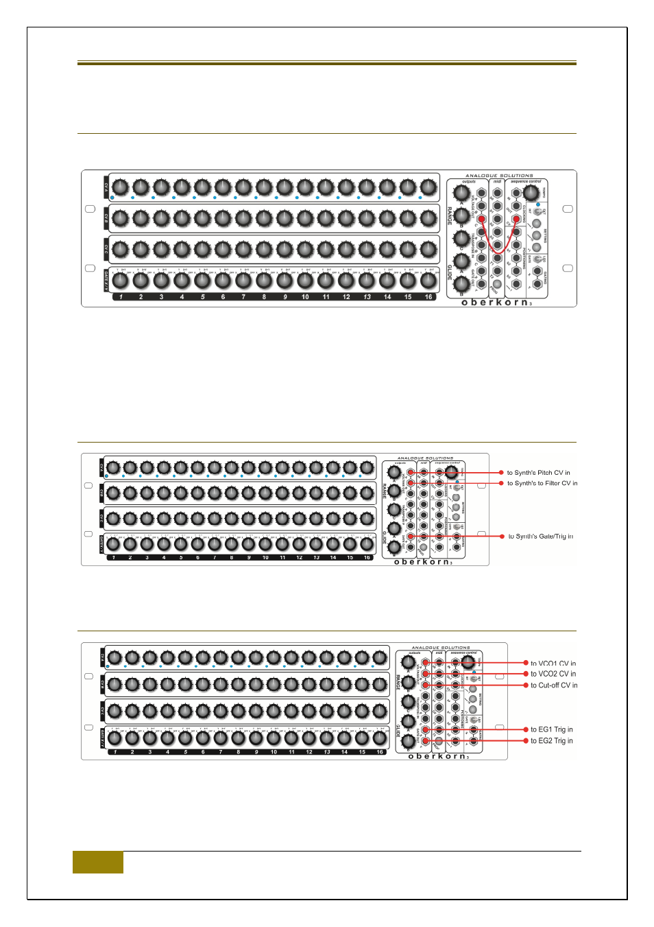 Oberkorn user manual | Analogue Solutions Oberkorn sequencer User Manual | Page 28 / 33