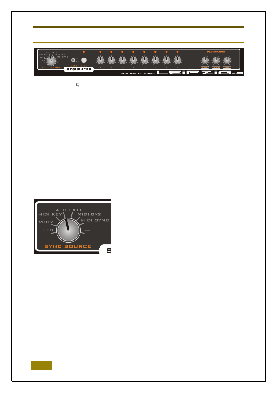 Leipzig-s/sk user manual, Sequencer | Analogue Solutions Leipzig-S / SK User Manual | Page 24 / 34