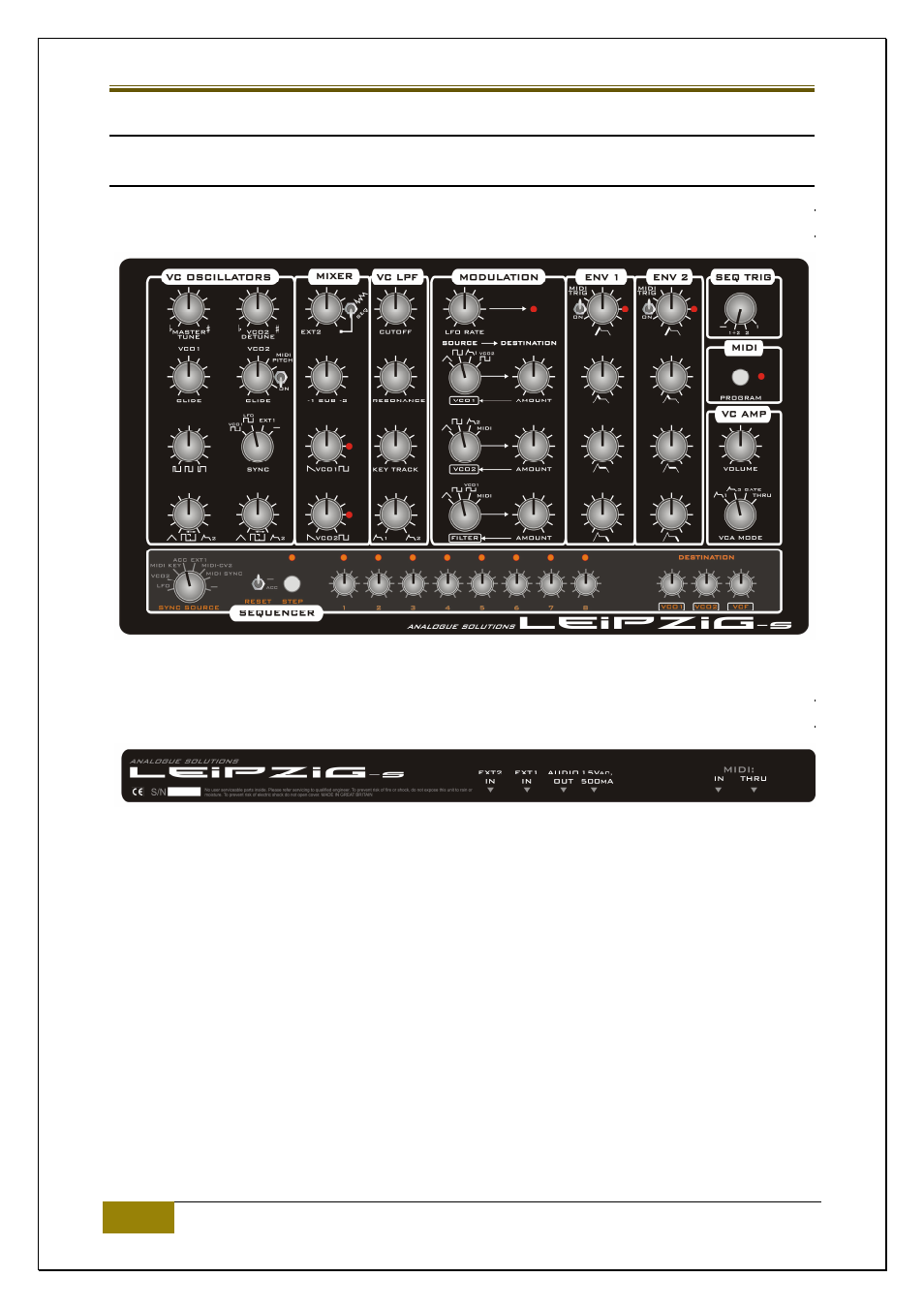 Leipzig-s/sk user manual | Analogue Solutions Leipzig-S / SK User Manual | Page 8 / 34