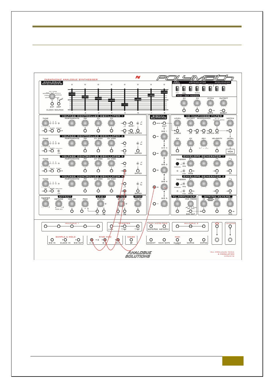 Polymath | Analogue Solutions Polymath User Manual | Page 51 / 55