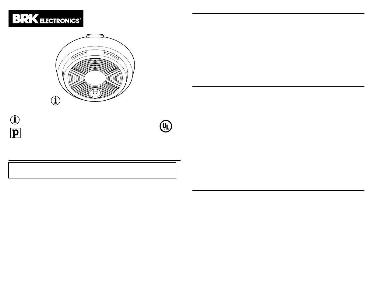 BRK electronic 83R User Manual | 5 pages