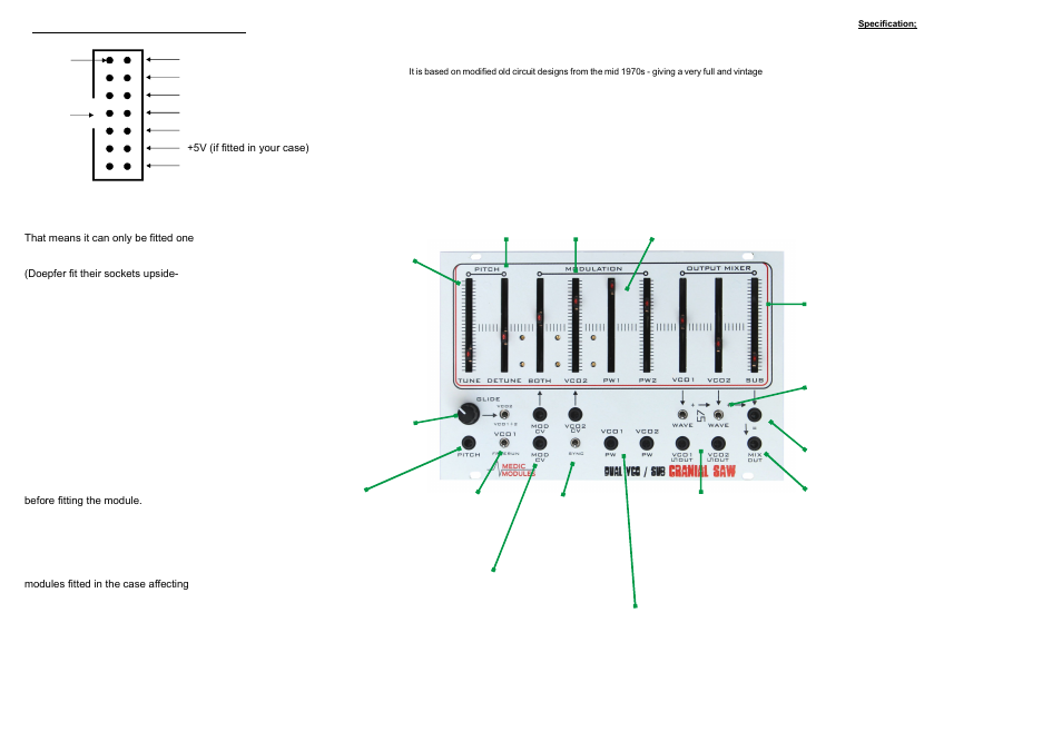 Analogue Solutions Cranial Saw User Manual | 3 pages