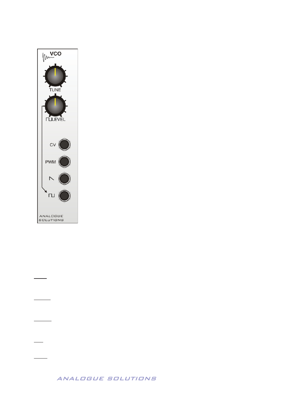 Analogue solutions, Vco 6hp - voltage controller oscillator, Concussor | Analogue Solutions Concussor User Manual | Page 24 / 64