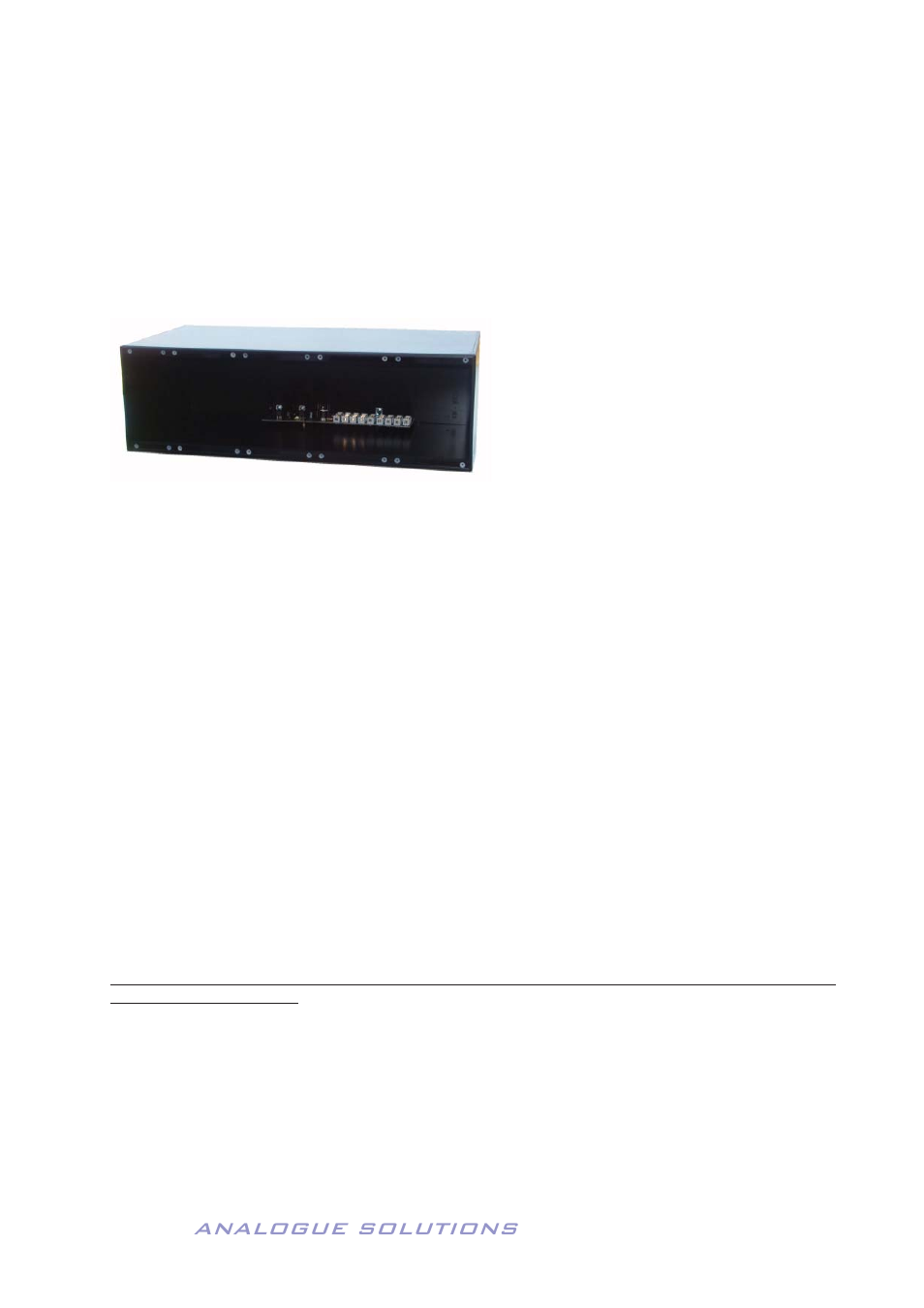 Analogue solutions, Introduction, Power supply | Mounting, Rack mounting, Rubber feet | Analogue Solutions Concussor User Manual | Page 5 / 64
