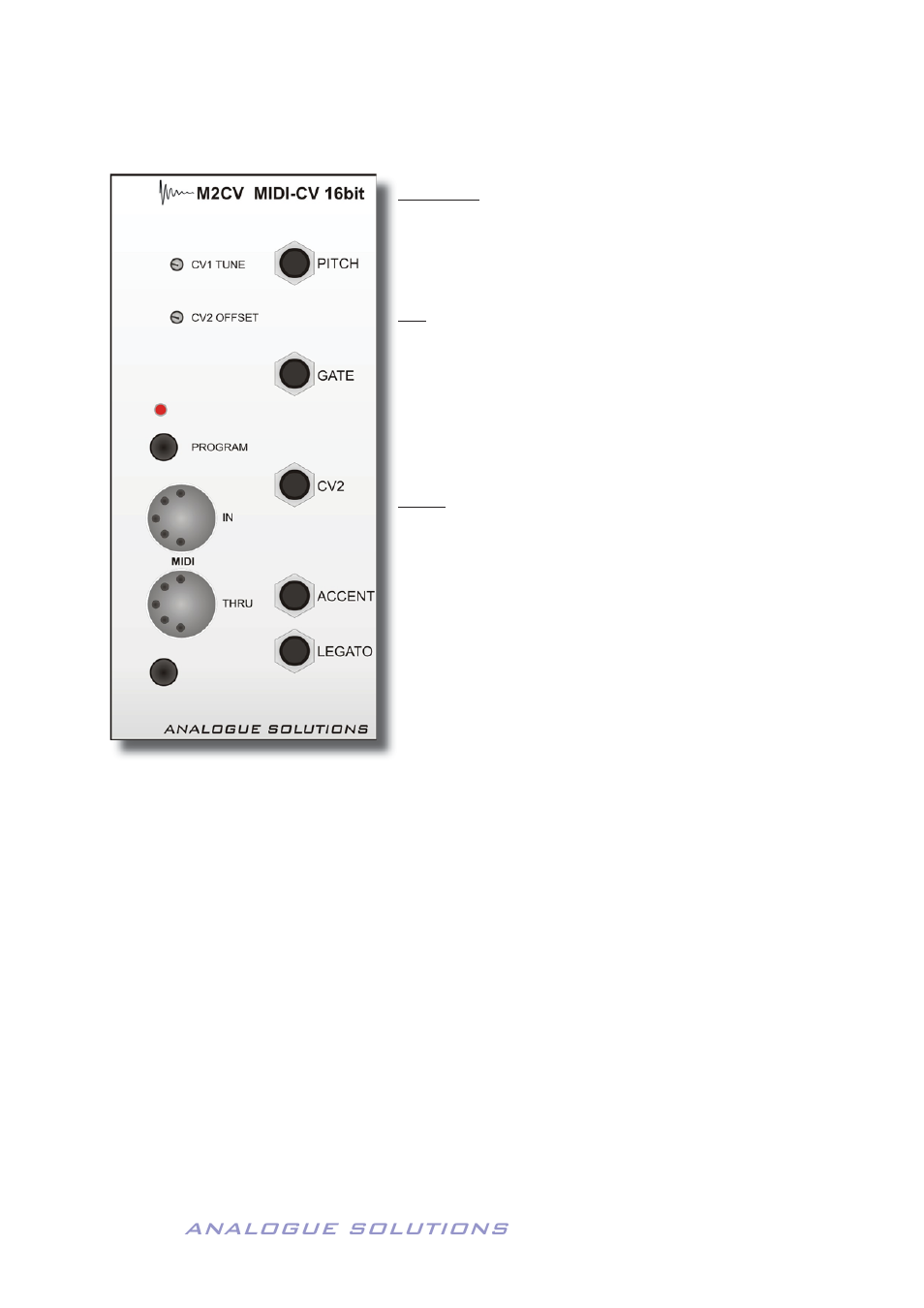 Analogue solutions, M2cv - midi to cv converter, Concussor | Analogue Solutions Concussor User Manual | Page 50 / 64