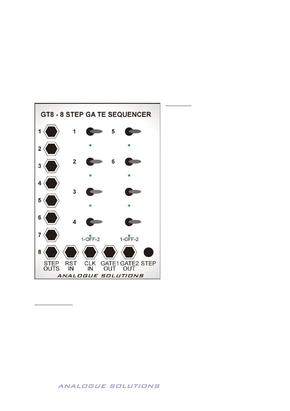 Analogue solutions, Gt8 8 step dual gate sequencer, Concussor | Analogue Solutions Concussor User Manual | Page 55 / 64