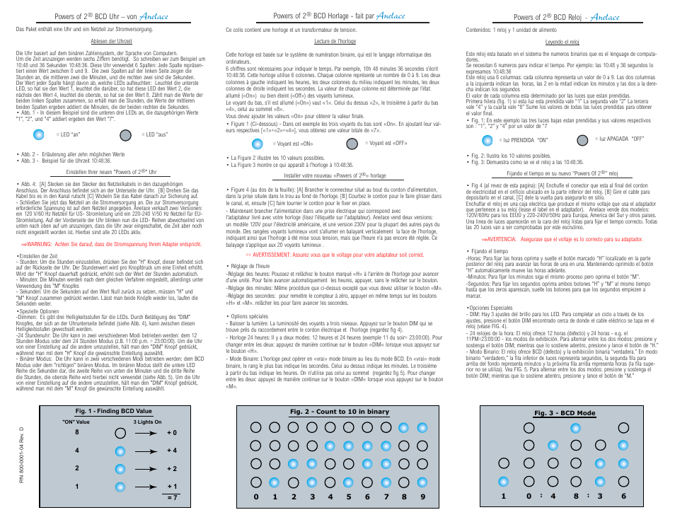 Anelace | Anelace Crystal Blue Powers of  (through 2012) User Manual | Page 2 / 2