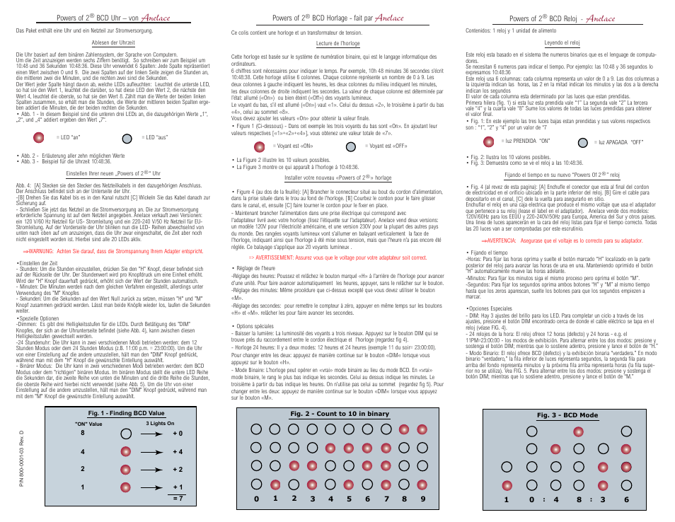 Anelace | Anelace Classic Red Powers of  (through 2012) User Manual | Page 2 / 2