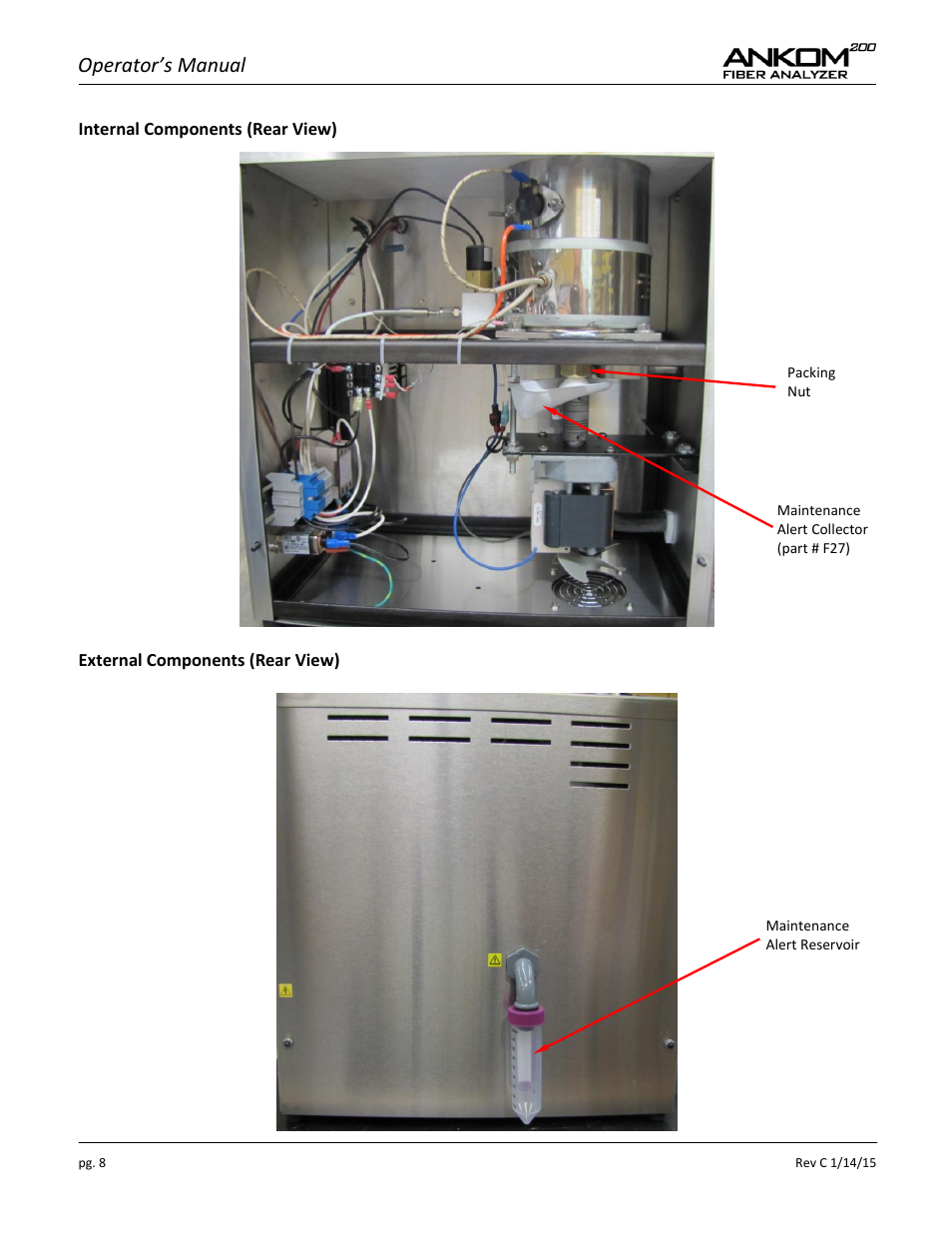 Operator’s manual | ANKOM 200 Series User Manual | Page 8 / 40