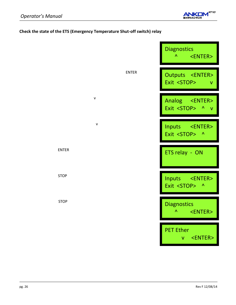 ANKOM XT10 Series User Manual | Page 26 / 32