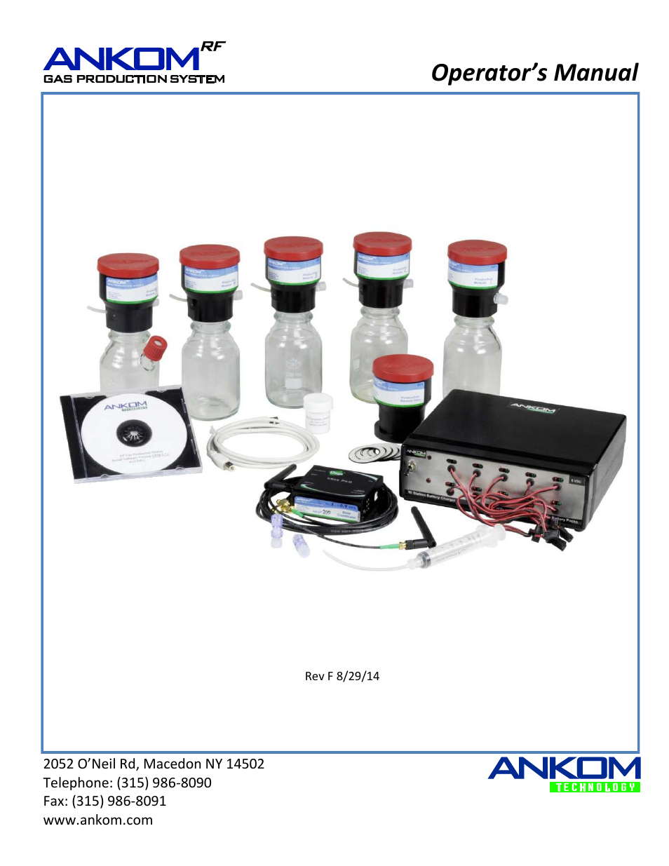 ANKOM RF User Manual | 48 pages