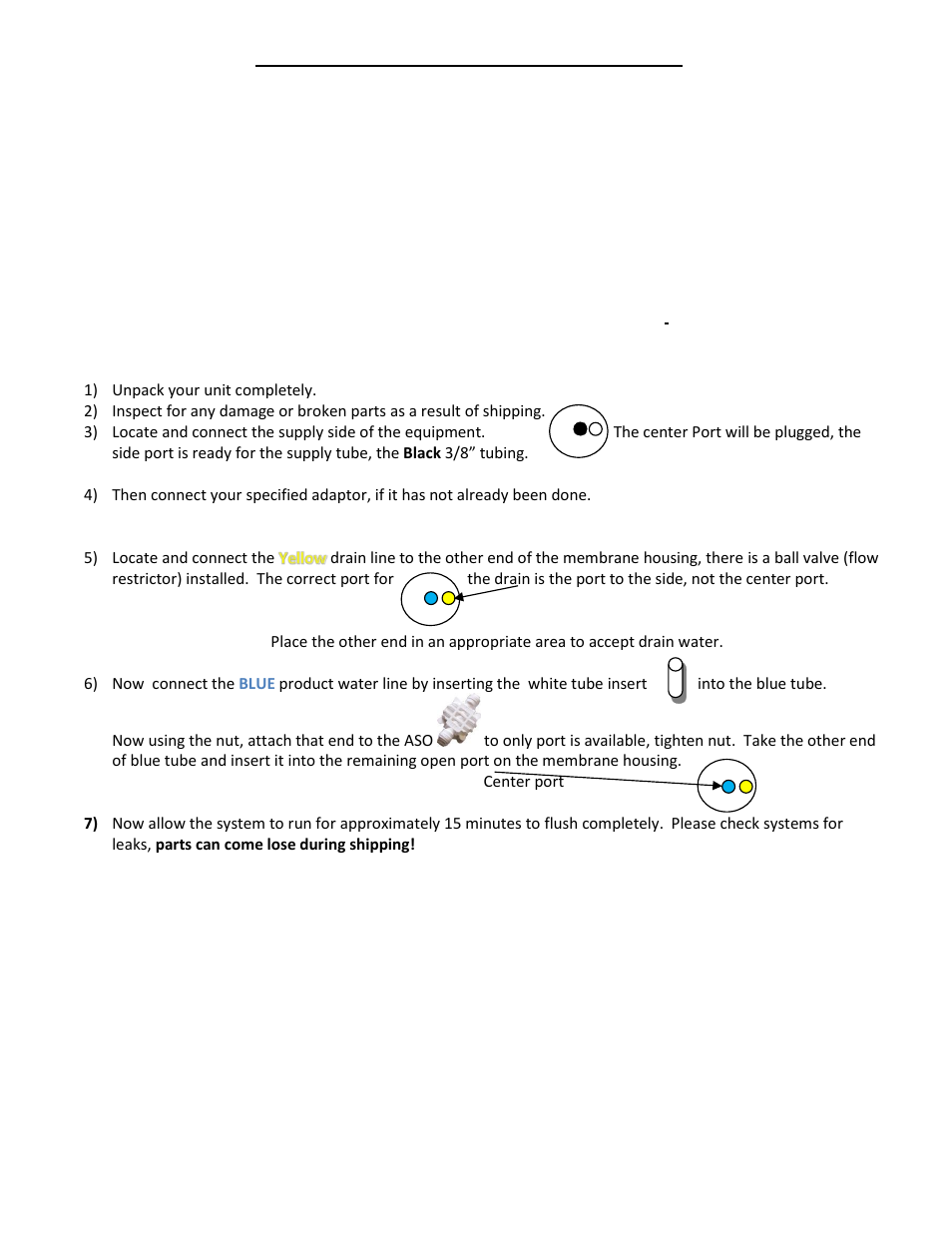 Aquafx installation instructions | AquaFX The AquaFX Blue Marlin 1000 Gallon Per Day Reverse Osmosis User Manual | Page 2 / 7