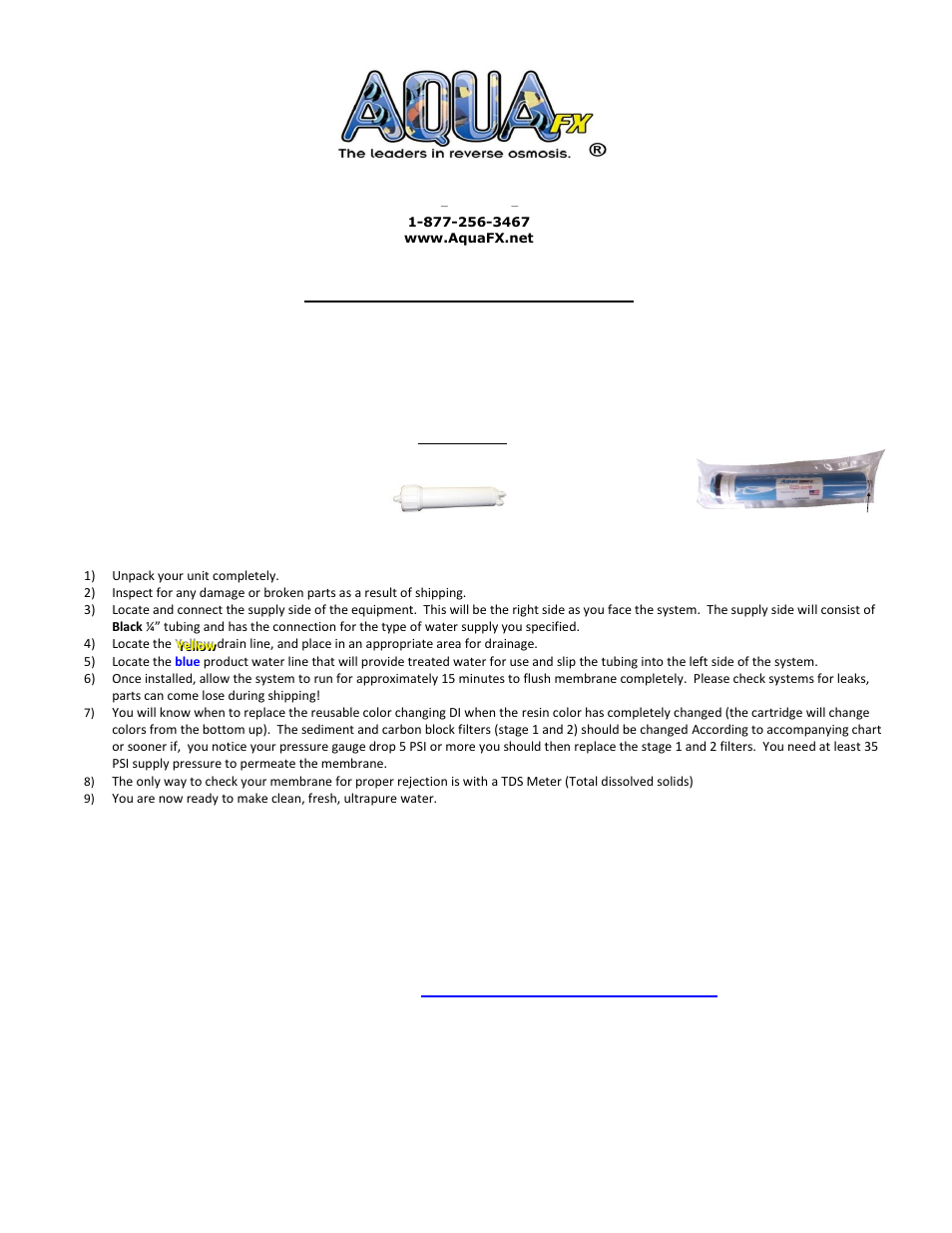 AquaFX The AquaFX Mako RO/DI User Manual | Page 2 / 8