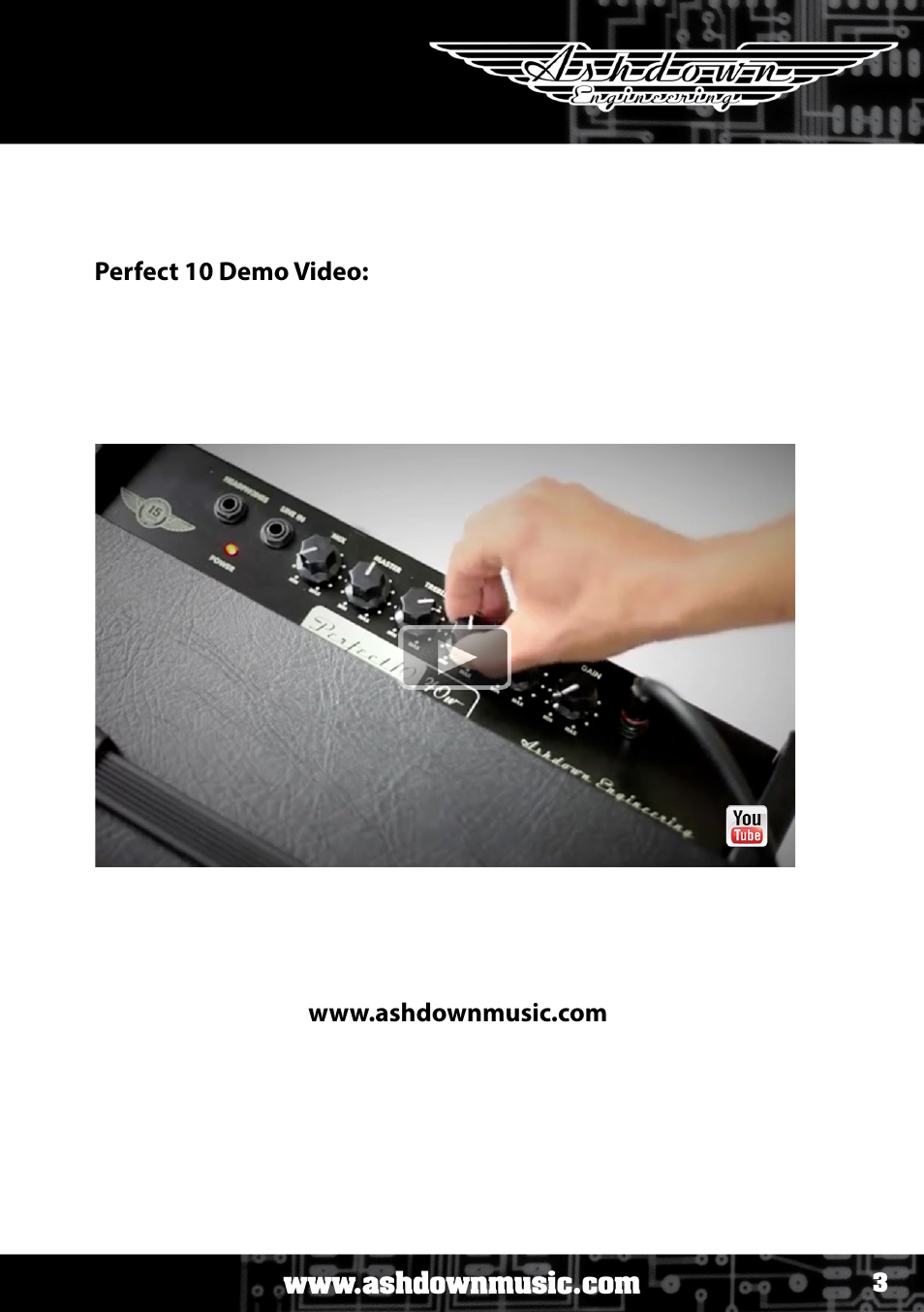 Welcome | Ashdown ABM NEO C210 User Manual | Page 3 / 34