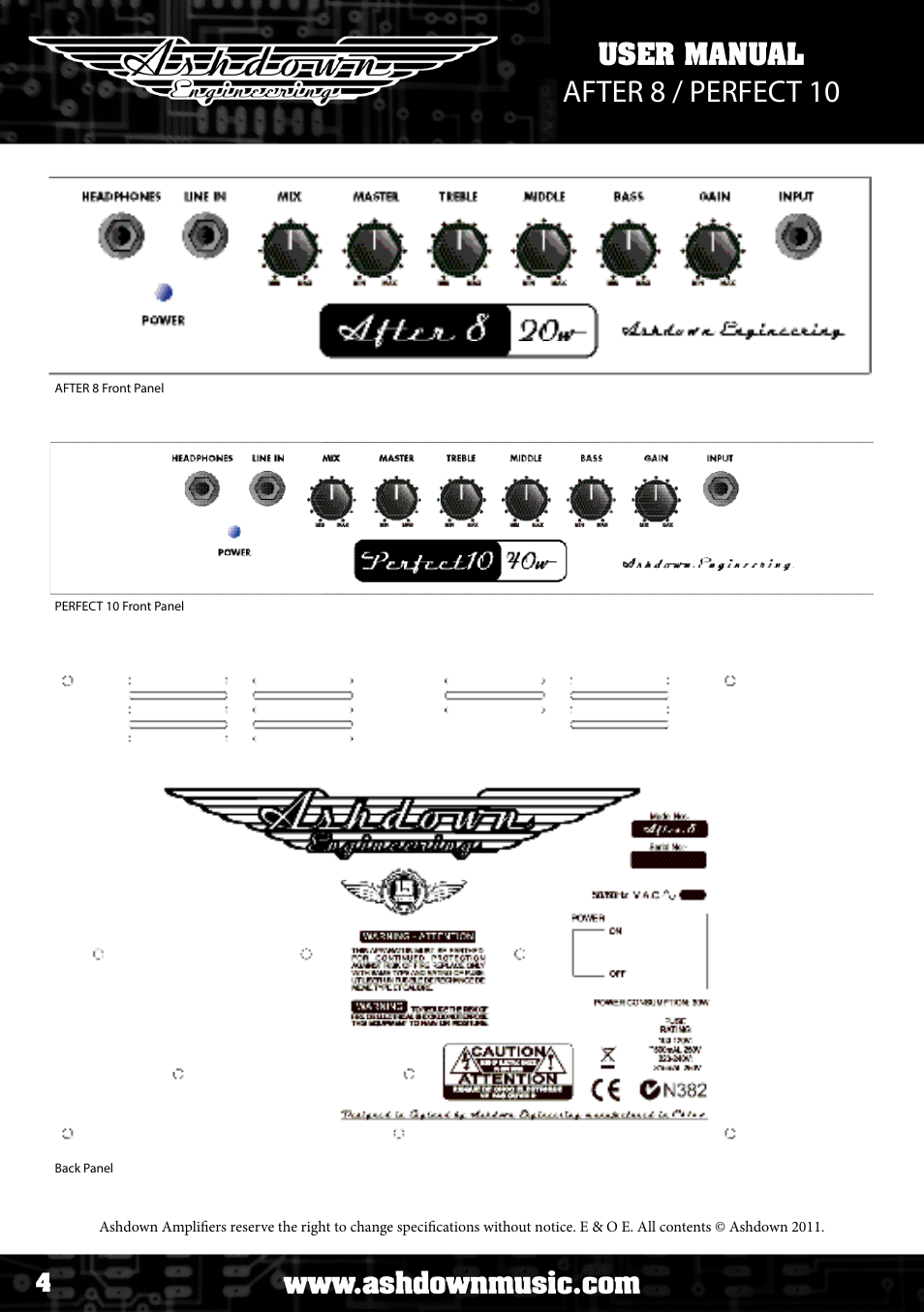 After 8 / perfect 10 | Ashdown ABM NEO C210 User Manual | Page 4 / 34