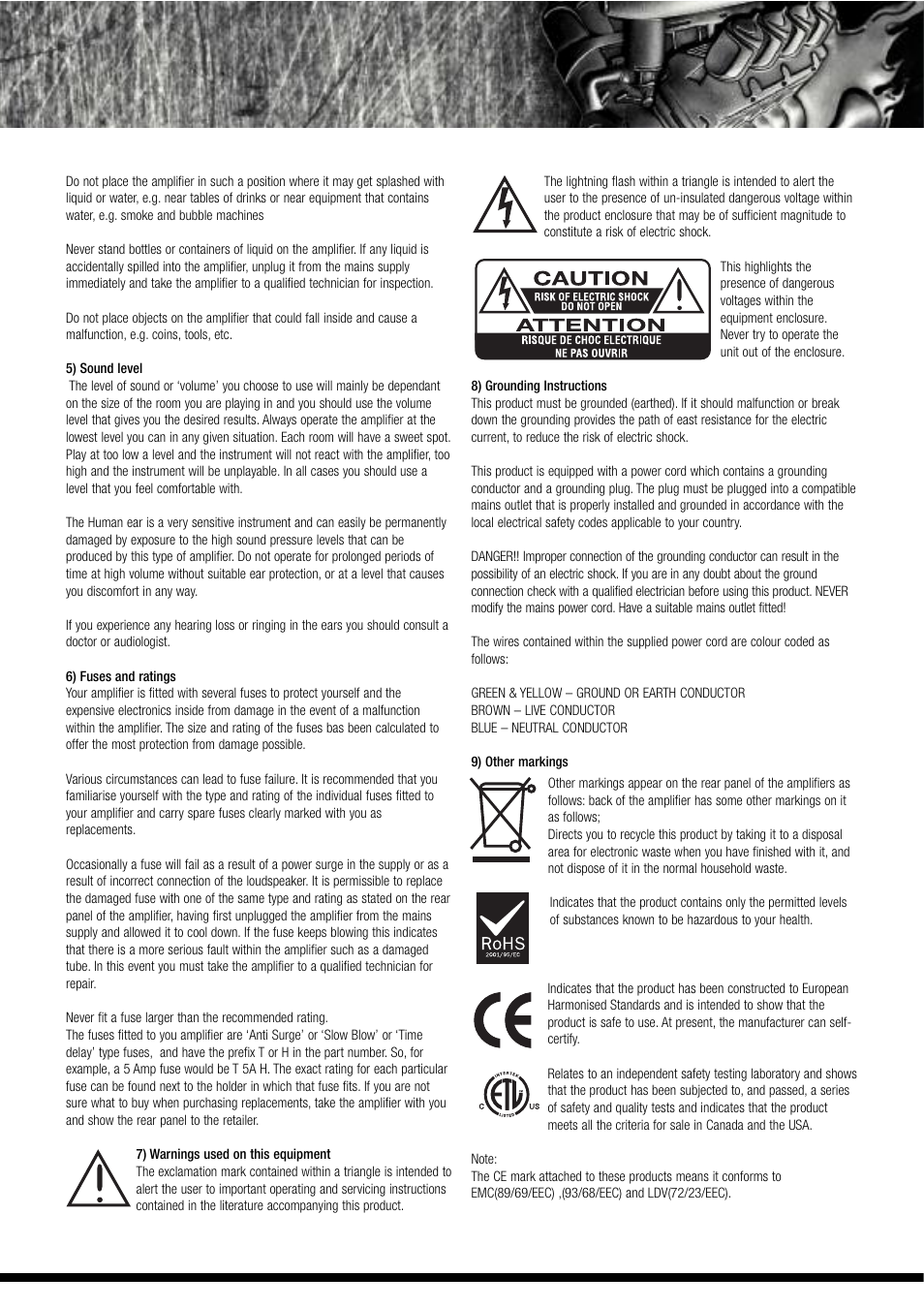Ashdown 550 SPYDER User Manual | Page 3 / 12