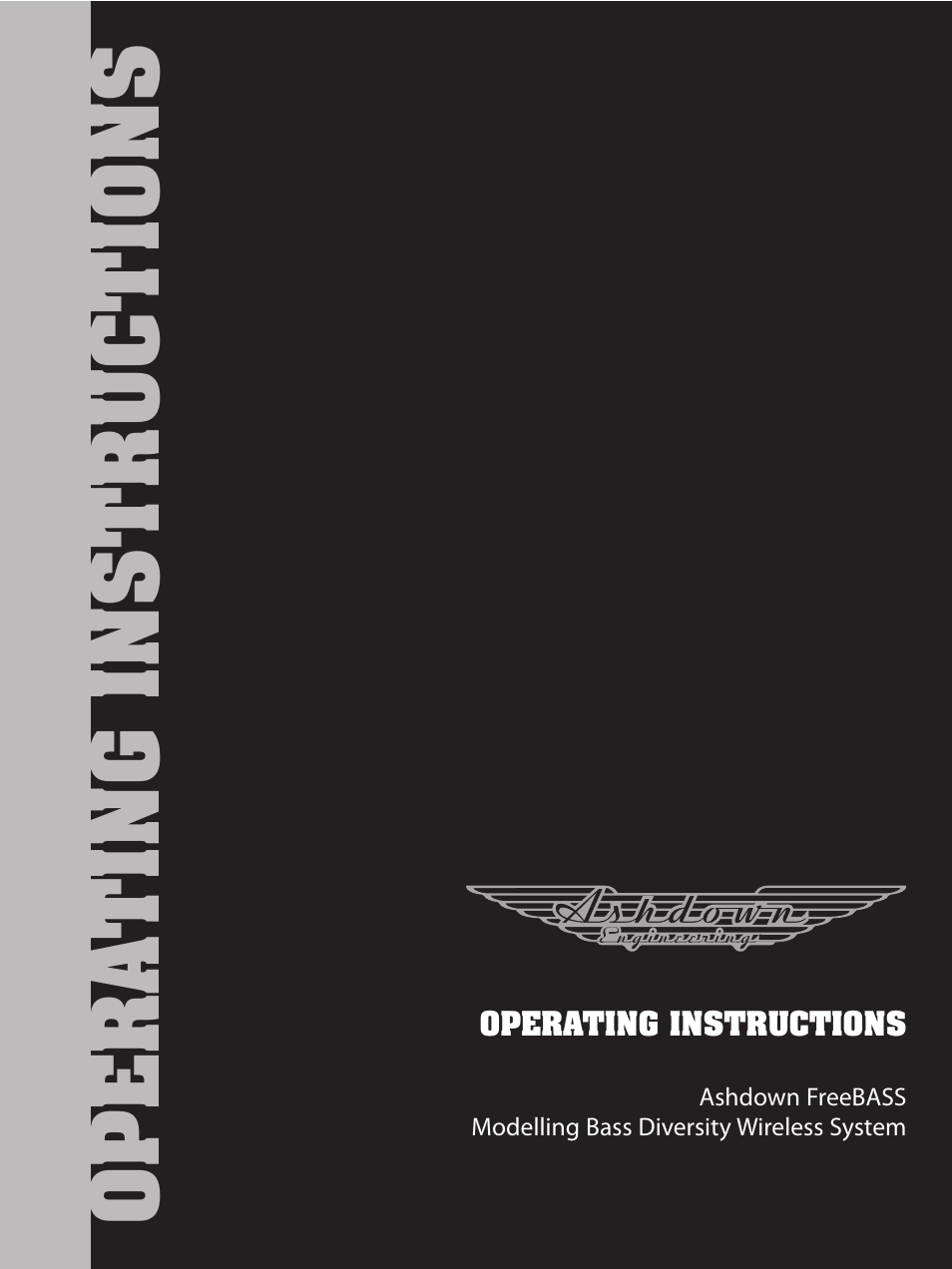 Ashdown FREEBASS User Manual | 11 pages