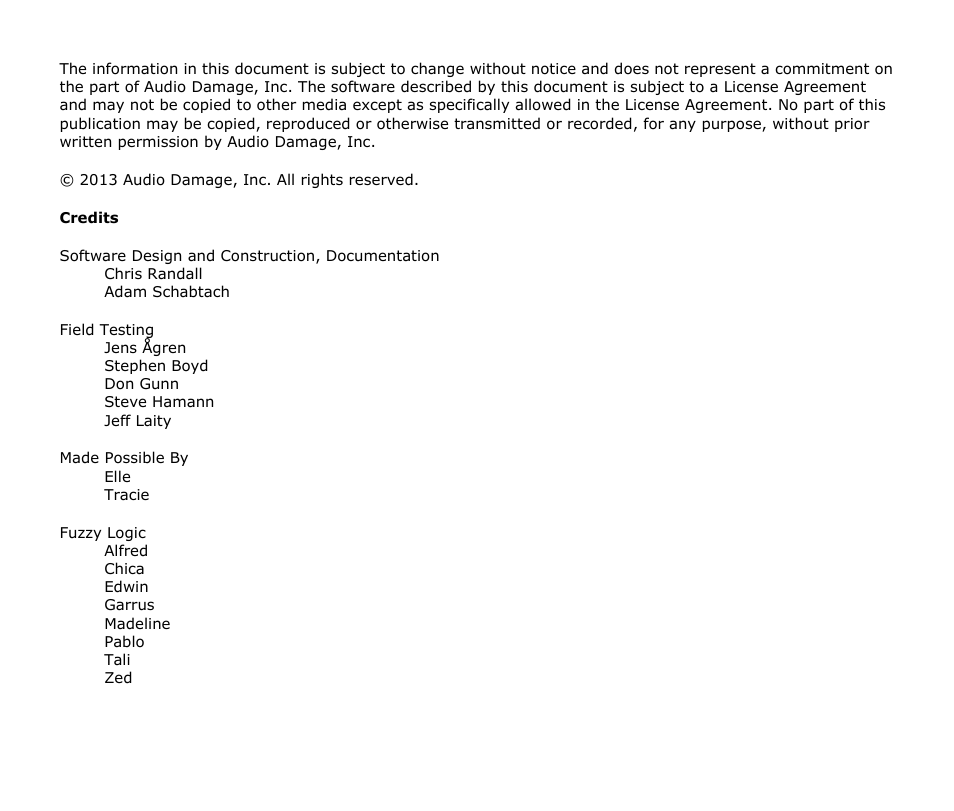 Audio Damage Bitcom User Manual | Page 2 / 16