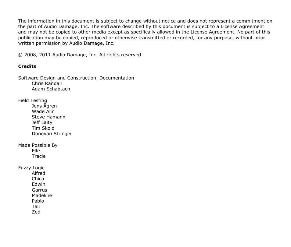 Audio Damage Kombinat Dva Upgrade User Manual | Page 2 / 17