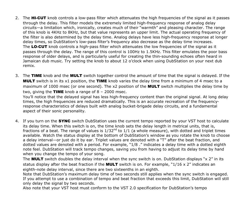 Audio Damage DubStation User Manual | Page 9 / 12
