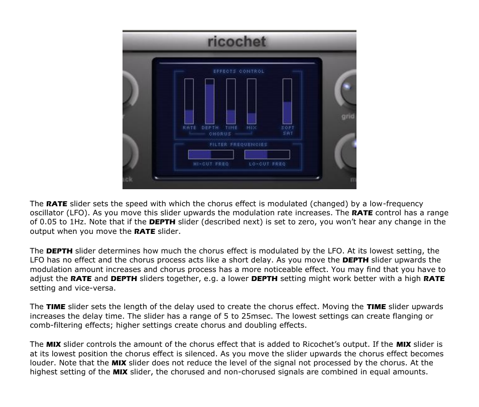 Audio Damage Ricochet User Manual | Page 15 / 18
