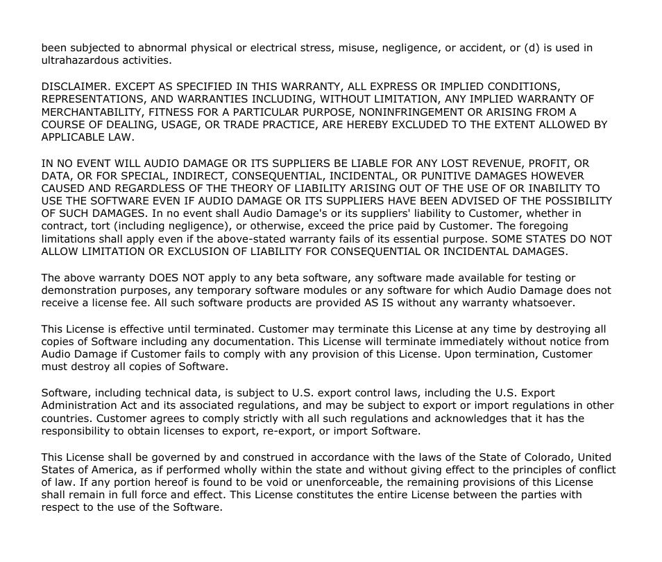Audio Damage Phosphor User Manual | Page 4 / 21