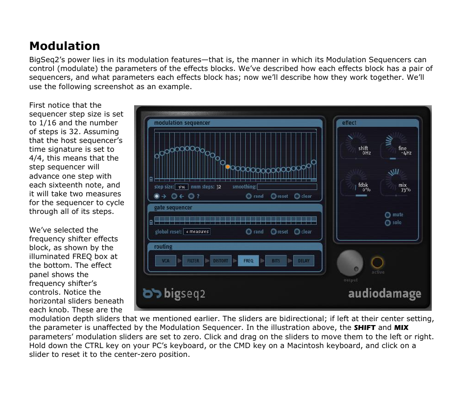 Modulation | Audio Damage BigSeq2 Upgrade From BigSeq1 User Manual | Page 21 / 24