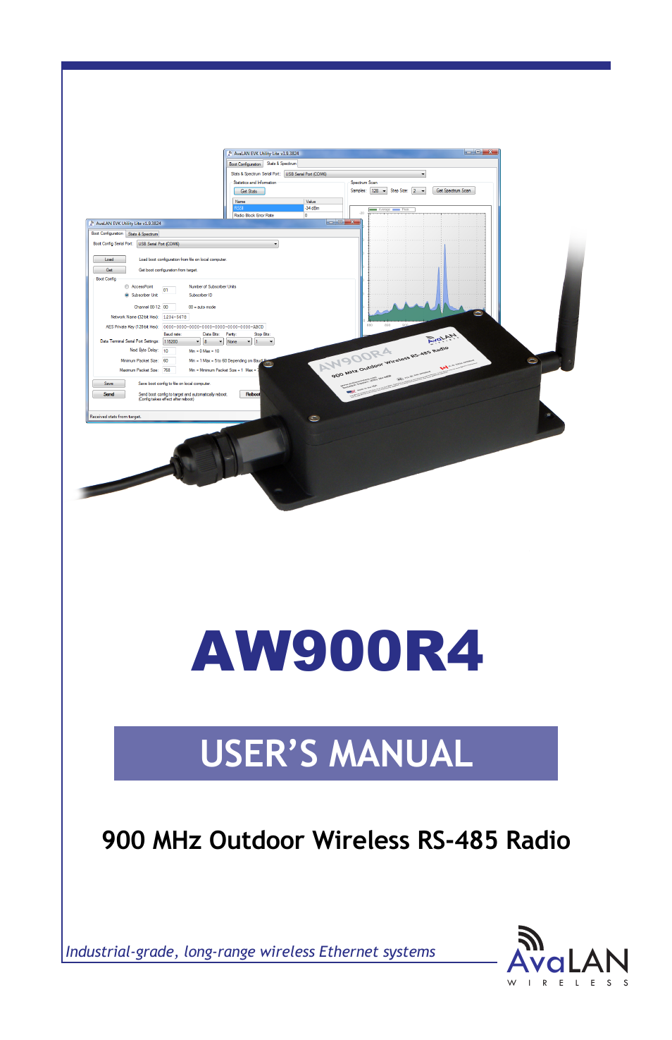 AvaLAN Wireless AW900R4 User Manual | 12 pages