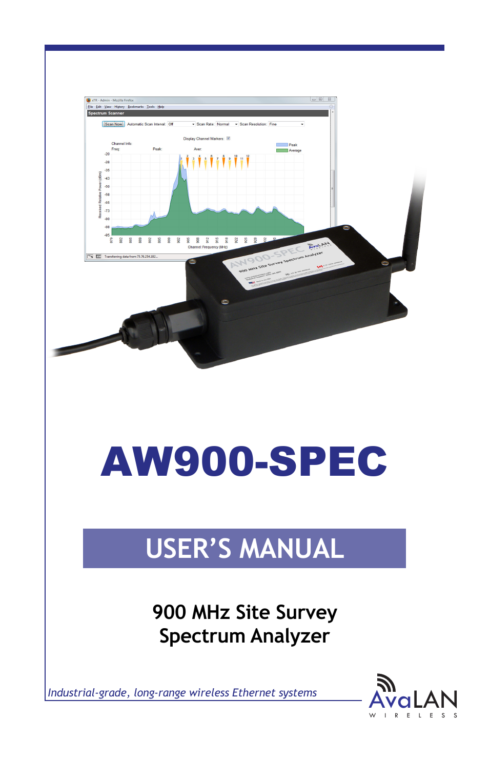 AvaLAN Wireless AW900-SPEC User Manual | 8 pages