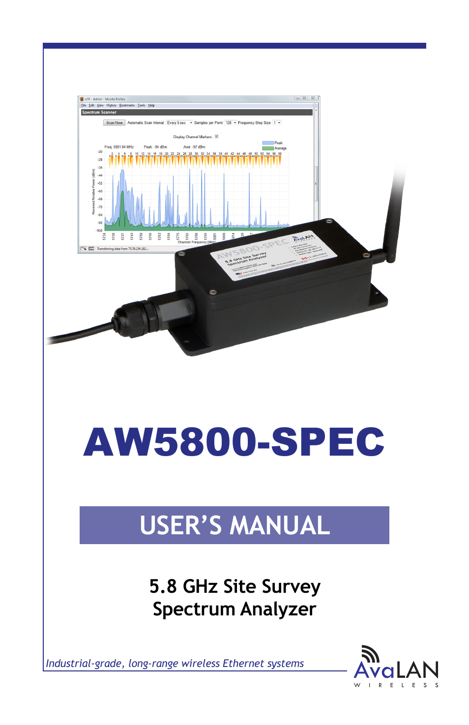 AvaLAN Wireless AW5800-SPEC User Manual | 8 pages