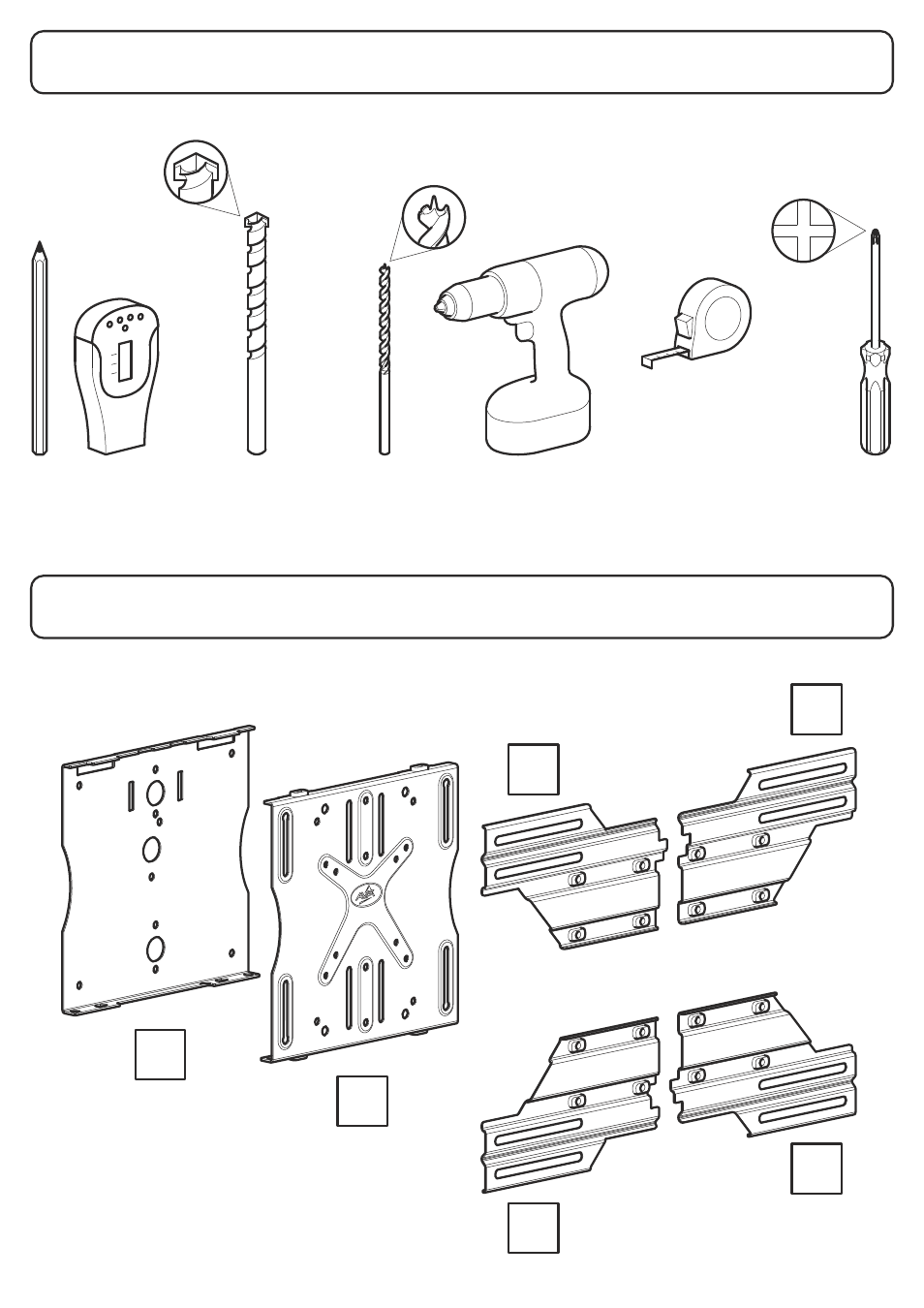 AVF Group EPL550PBK: Flat Panel TV Mount User Manual | Page 4 / 16