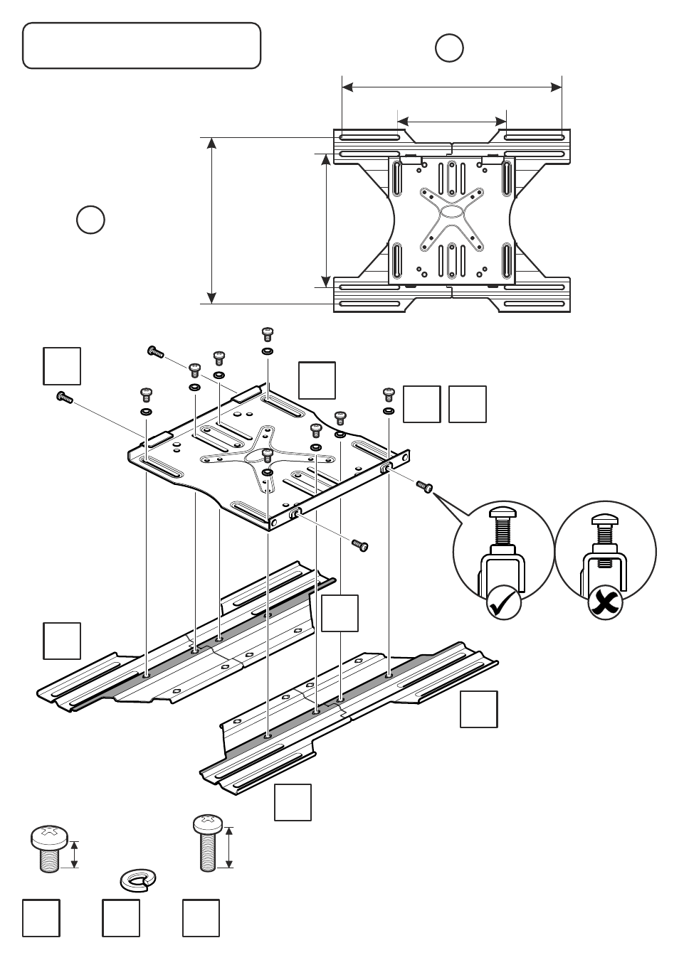 Gh b l | AVF Group EPL550PBK: Flat Panel TV Mount User Manual | Page 8 / 16