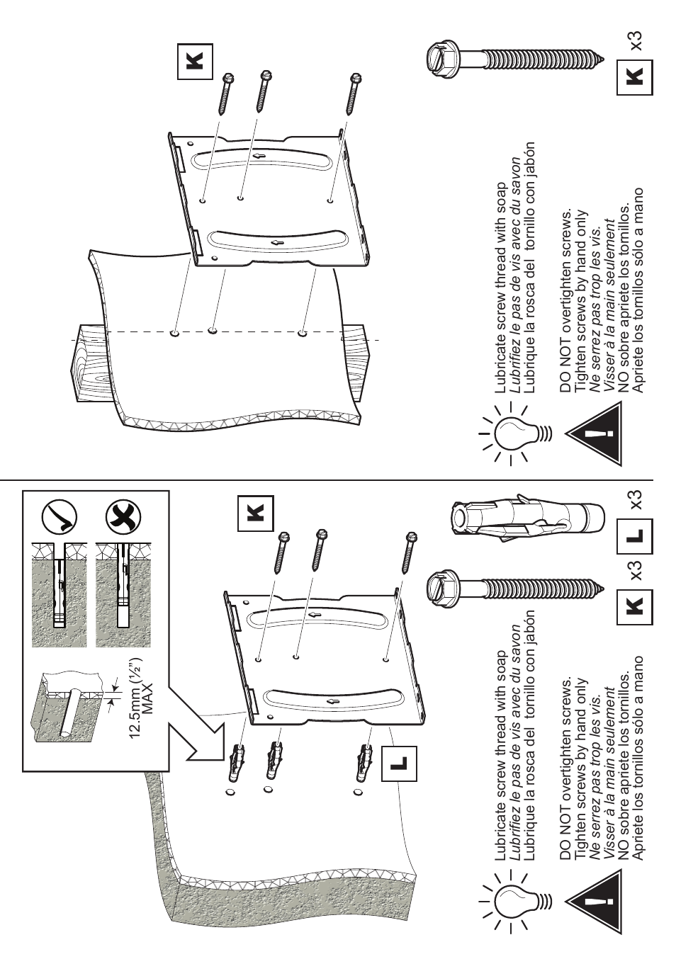 AVF Group GL400: TV Wall Mount User Manual | Page 11 / 12