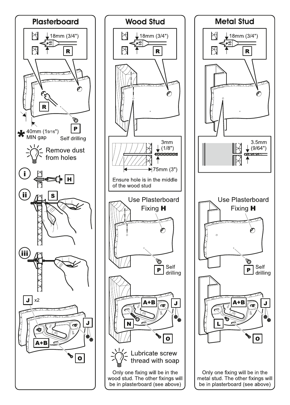 AVF Group ZML8350: Flat TV Wall Mount User Manual | Page 13 / 16